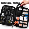 MOLLE Tactical First Aid & Survival Kit with Folding Shovel,