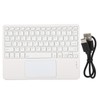 Cordless Keyboard with Touchpad,Mini Rechargeable PC Laptop Smart TV Box