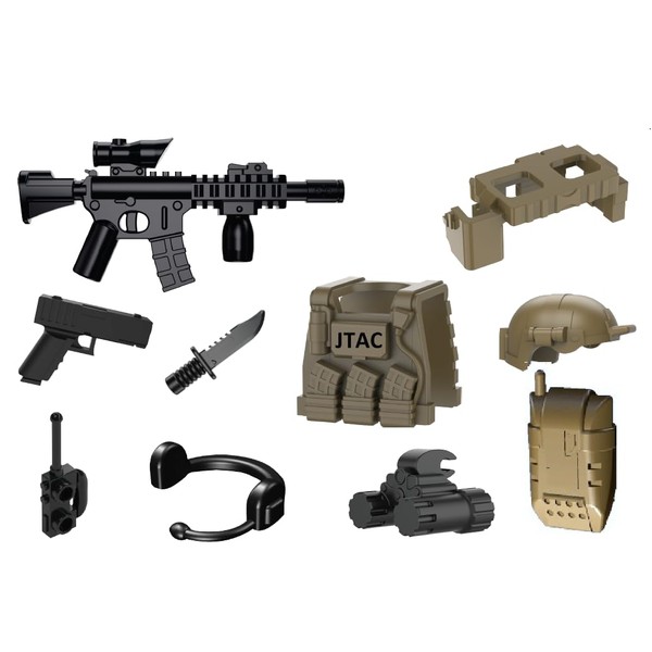 Battle Brick Battle Bag JTAC Weapons Pack Compatible with Lego®