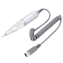 Electric Nail Drill Pen Handle Manicure Drill Replacement Handle Manicure & Pedicure Polishing Machine 35000 rpm Nail Art Tool Part for Home Salon (White)