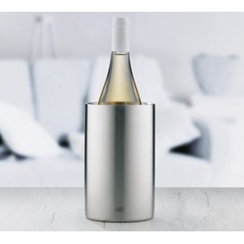 alfi 0457205100 Flaschenkühler Vino, Edelstahl mattiert