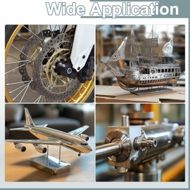 sourcing map sourcing map 304 Stainless Steel Rods, 20mm x 102mm Metal Solid Shaft Round Rod Lathe Bar Stock for Model Plane Cars Ship DIY Craft Metal Working