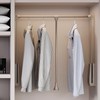 Emuca - Pair of side plates for Wardrobe folding pull