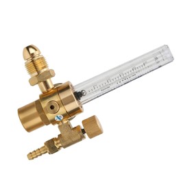 Argon Gas Regulator 0-3500 PSI for TIG Welding - High-Flow Brass Pressure Reducer with CGA580 Thread for Argon Cylinders