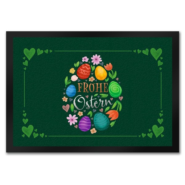 speecheese Happy Easter Doormat in 35 x 50 cm with