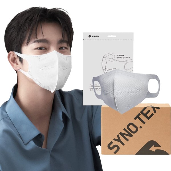 [SYNOTEX] 50 Pack Mask [Made in Korea] Comfortable for ears