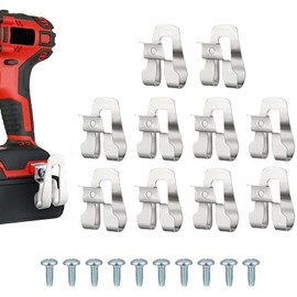 5 Piezas Clip de Taladro para Cinturón de Herramientas，Clip de Cinturón para 633586002 636181001 Pieza de Repuesto con Tornillos Gancho de Conductor de Acero Inoxidable