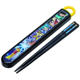 Skater ABS2AMAG-A Children's Chopsticks and Chopsticks Case Set, Antibacterial, Dragon Ball Ultra 22, 6.5 inches (16.5 cm), Made in Japan