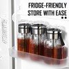 Glass Cold Brew Coffee Maker with Extended Fine Mesh Filter,