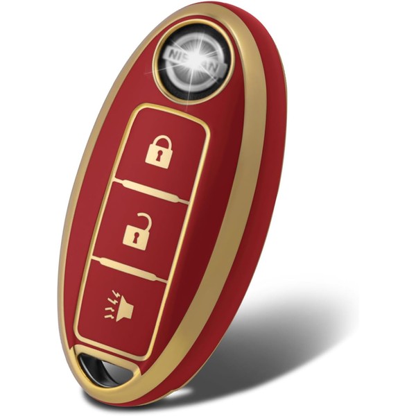 WORCAS for Infiniti 3 Button Key Fob Cover Soft TPU
