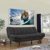 Surfing Squirrel Flag - Large Funny Flag - Double-Sided Print