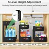 Under Sink Organizer, 2 Tier Pull out Cabinet Organizer Baskets