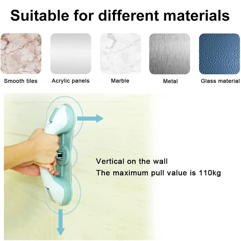 Hsthe Sea Suction Grab Rails for Bathroom Safety Handle Shower