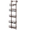Orimade Over the Door Shower Caddy Adjustable 5 Tier Bronze,Bathroom