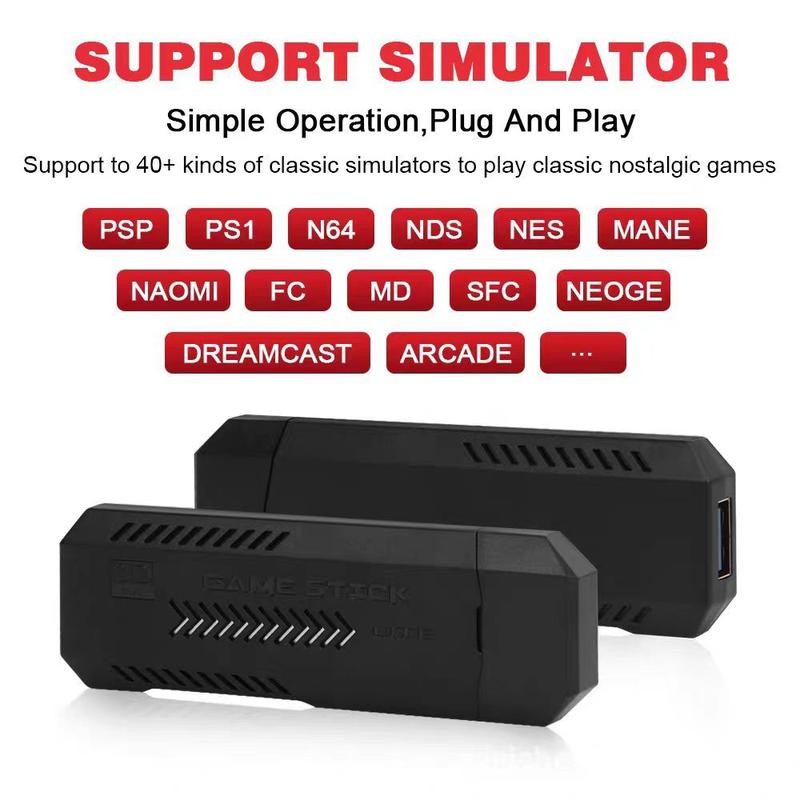 2025 New Wireless Retro Gaming Console with 50,000+ Games, 4K