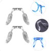 FOMIYES 4Pcs Silicone Eyeglass Nose Pads Non-Slip U Shaped Accessories