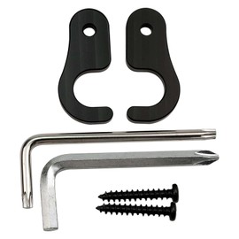 WXYROJYLM Sun Visor Repair Kit Heavy Duty Sun Visor Clips Compatible with Gladiator 2020-2022, Je-ep Wrangler JK 2018, Wrangler 2018-2022 Aluminum Alloy 2 Pack