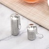 4-Piece Tea Strainer, Stainless Steel Filter, Loose Tea Infuser, Long