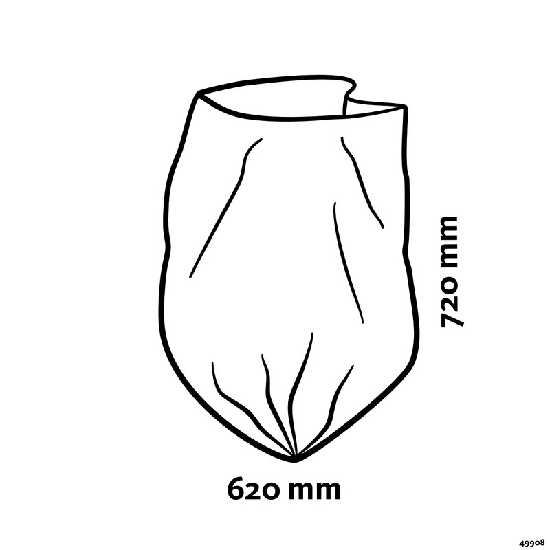 DEISS UNIVERSAL Pouch with Transparent Printed Sleeves, 50 Per Roll