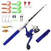 Portable Small Pen Fishing Rod Spinning Reel Combos, 38" 55"