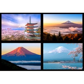 TAKASHI Mt. Fuji Postcard "Mt. Fuji Bikei 12 Piece Set"