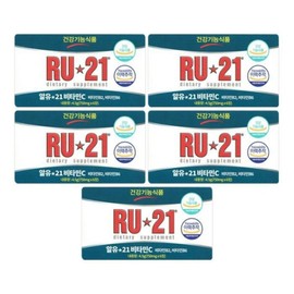 Others [R-U21] R-U21 RU 21 Vitamin C 750mg x 6 tablets, 5 boxes -SDL- / 기타 [알유21] 알유21 RU 21 비타민C 750mg x 6정 5박스 -SDL-