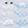 OURUOLA Christmas Winter Holiday Party-Decorations Photo-booth Props - 12pcs Xmas
