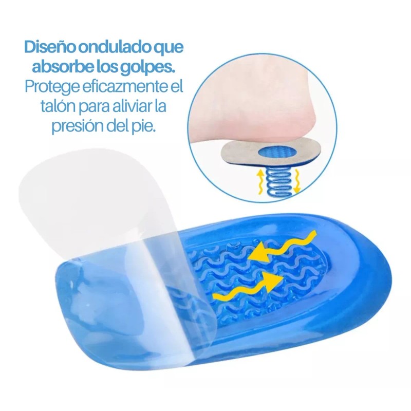 Veraly Talonera De Gel Para Descanso Dolor Talón Y Espolón