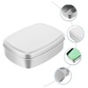 Ciieeo Travel Essential Soap Case Lid Aluminum Soap Holder Perfect