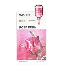 Mediheal Rosé PDRN Essential Mask Pore Refining Radiance 1 Sheet /EX / 로제 피디알엔 에센셜 마스크 모공 결광 낱장 1매 /EX