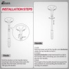 EASACE Telescopic Back Scratcher with Long Handle 21.5 Inch Adjustable