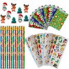 FAVONIR Christmas Stationary Party Favor Collection 48 Set – Pencils