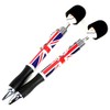 Soldier Head Pens - Set of 2 Union Jack Metal