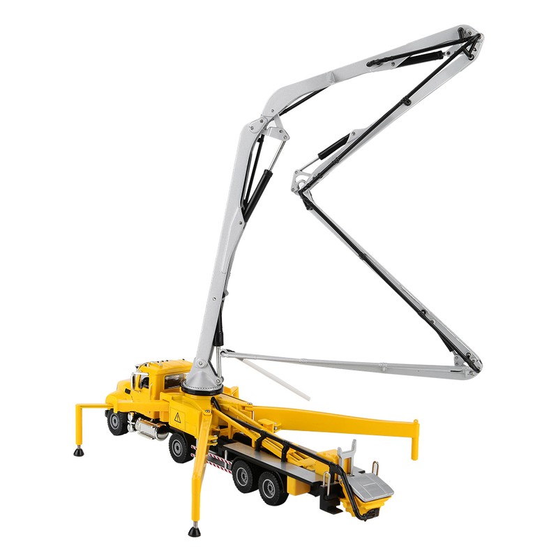 1/55 Concrete Pump Truck Model Engineering Car Alloy Vehicle Kids