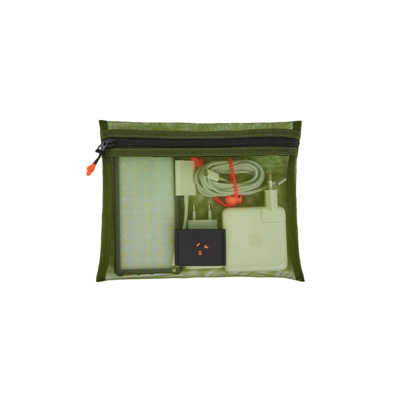 SP TECH Mesh Organiser Flat - Lightweight Mesh Bag for