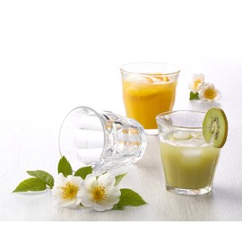 Duralex Made In France Picardie Clear Tumbler, Set of 6, 10-1/2-Ounce