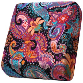 Fuloon Sofa Cushion Covers, Stretch Printed Seat Cushion Cover Couch Seat Slipcovers Washable Furniture Protector for Armchair Loveseat Sofa (Floral Deep-Purple, 3 PCS)