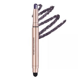 ONarisae Long-Lasting Cream Eyeshadow Stick Shimmer Finish Easy Apply with Built-in Smudger Blendable Black