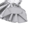 ABEWIP Baby Girls Metallic Dresses Outfits Sparkly Shiny Toddler Kids