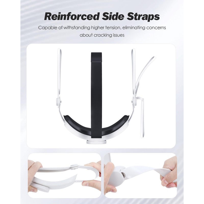 SUPERUS Head Strap & Controller Grips Cover for Meta Quest