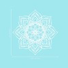 Vinyl Wall Art Decal - Flower Mandala - 23" x