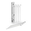 Buddy's BBQ Stainless Steel Barbecue Skewers, 12 x 30 cm
