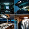 GZ5CG 12V Led Interior Light Bar 4 Packs 72Led 6500K