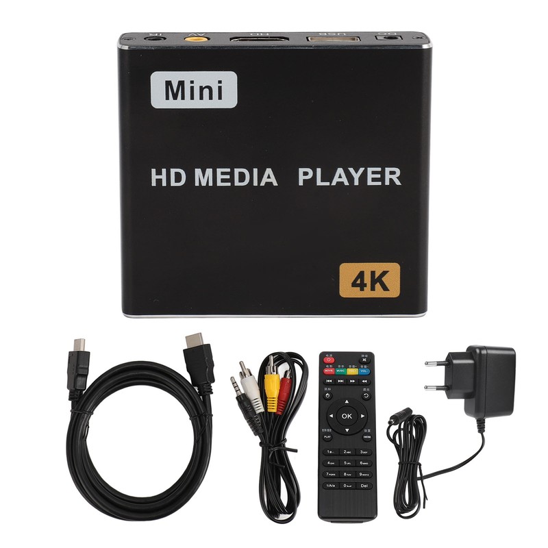 Mini 4K HD Media Player HD Multimedia Interface AV USB