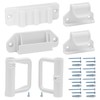 KISKIZ Retractable Baby Gate Replacement Parts Kit (White) Retractable Pet