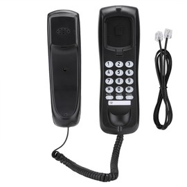 KX T628 Black for English Wired Desktop Wall Phone Landline Telephone for Home Office