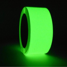 WOD Glow in The Dark Anti Slip Tape – 1 Inch x 30 Ft Roll | Safety Non-Skid Traction Grip for Stairs, Steps & Walkways | Indoor/Outdoor, Weatherproof Adhesive – AST20L