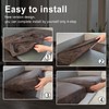 ANARACHON Leather Look Couch Cushion Covers Sofa Seat Slipcovers Sets