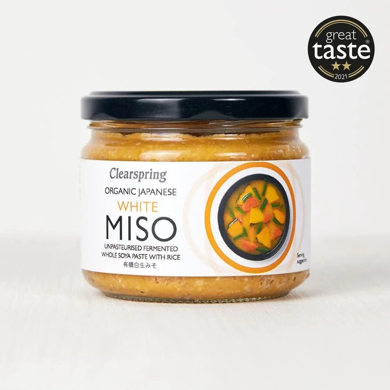 Clearspring Organic Japanese White Unpasteurised Miso Jar, 1kg