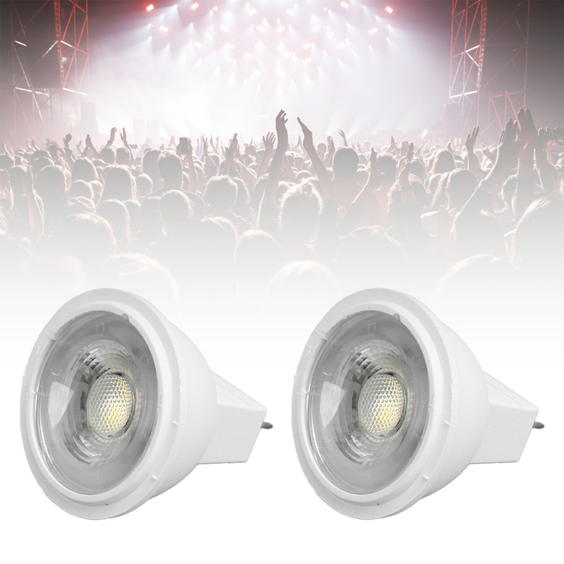 2Pcs MR11 Light Bulb High Brightness 3W 110V Faster Heat